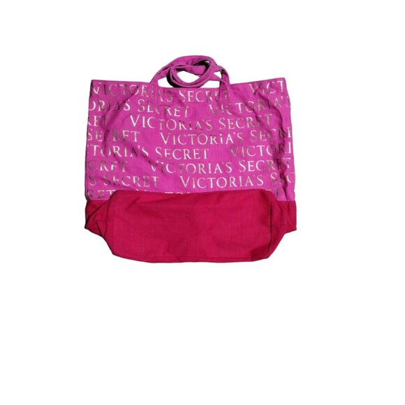 2011 Victoria’s Secret tote Pink and Red with Gold Lettering - Picture 2 of 5